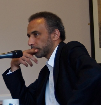 Photo credit: Julia Vitullo-Martin; Description: Tariq Ramadan, at Templeton-Cambridge Journalism Fellowships Photo credit: Julia Vitullo-Martin; Description: Tariq Ramadan, at Templeton-Cambridge Journalism Fellowships
